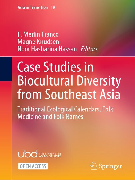 Title details for Case Studies in Biocultural Diversity from Southeast Asia by F. Merlin Franco - Available